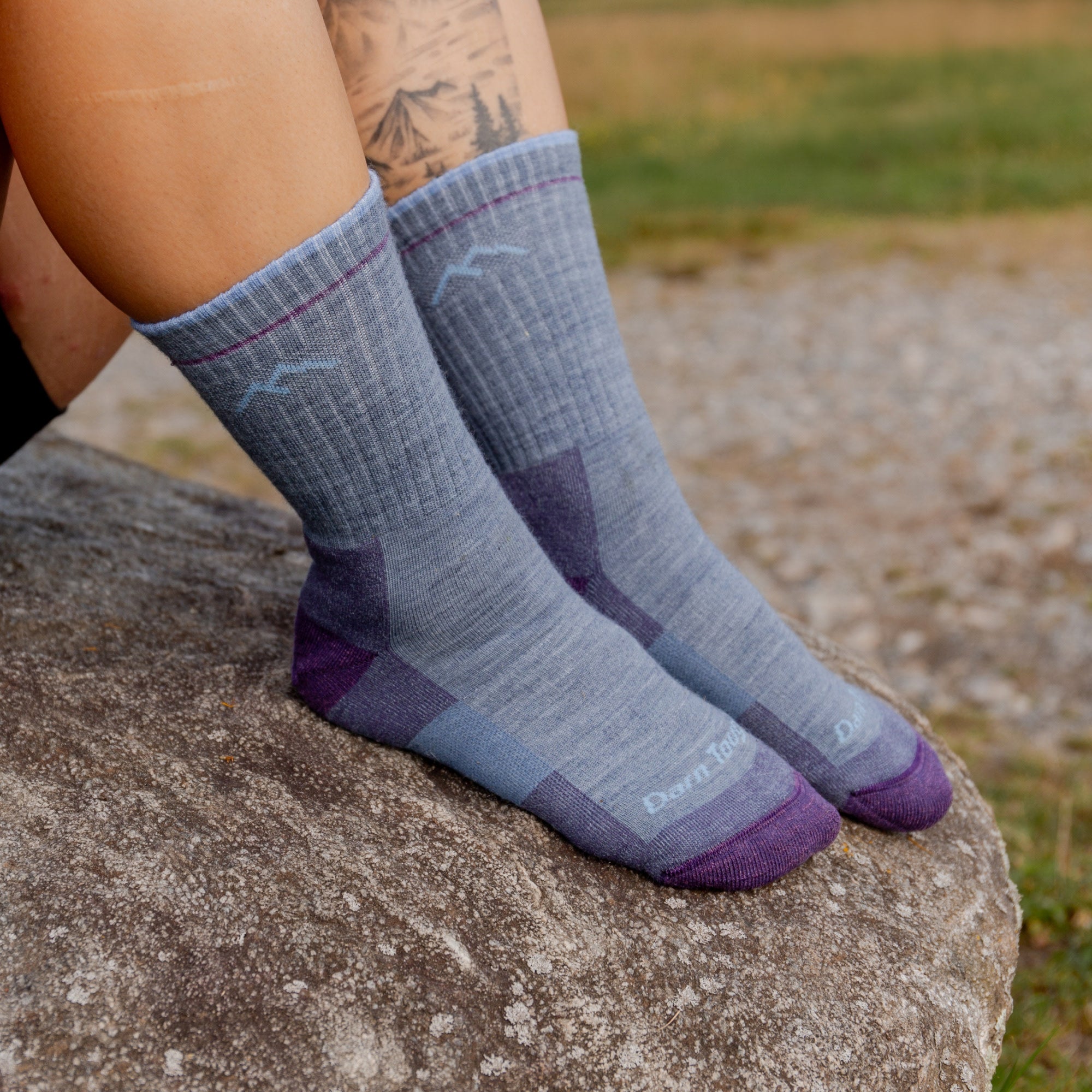 Women's Hiker Micro Crew Midweight Hiking Socks - Image 6