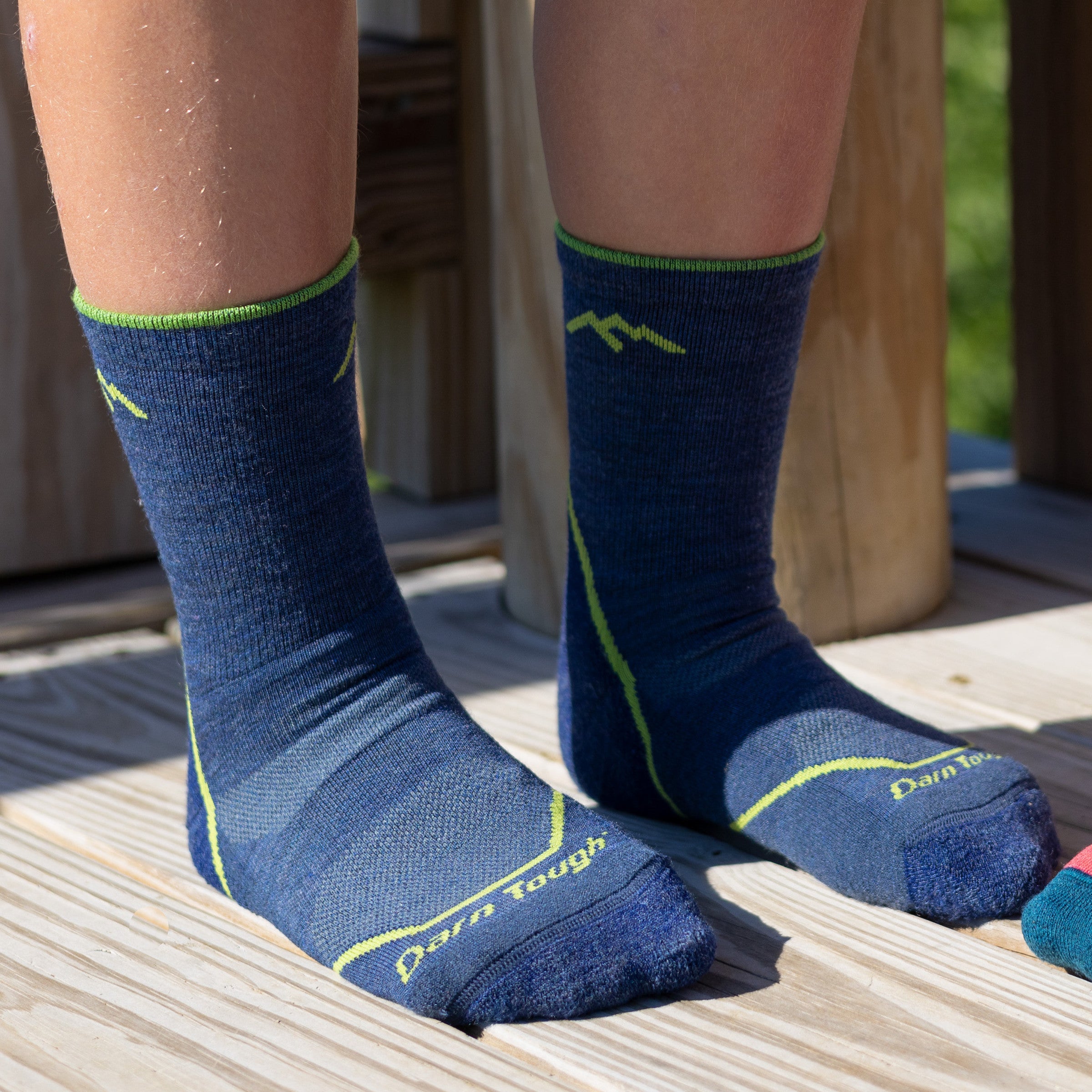 Kids Light Hiker Micro Crew Lightweight Hiking Socks - Image 3