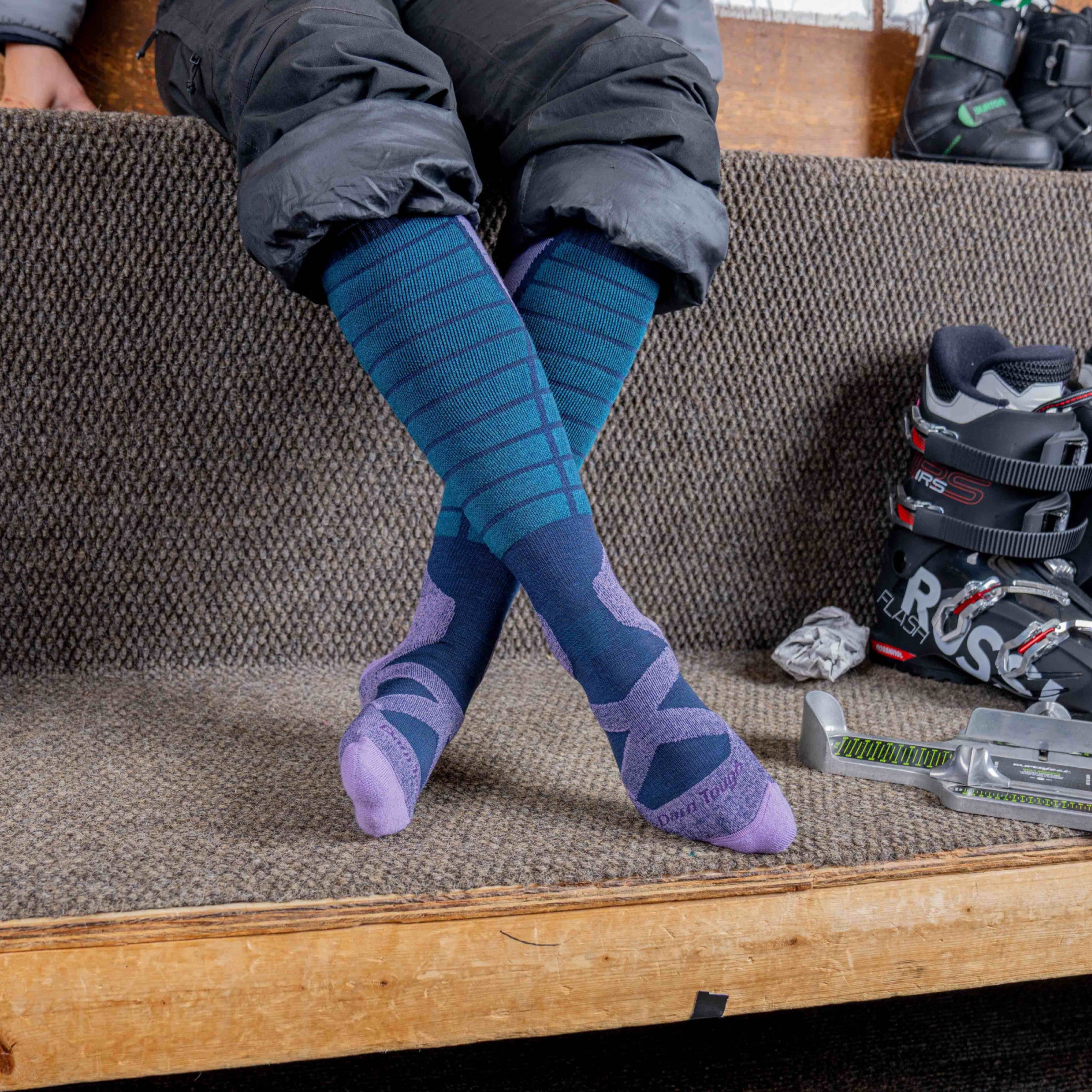 Women's Function X Over-the-Calf Midweight Ski & Snowboard Socks - Image 3