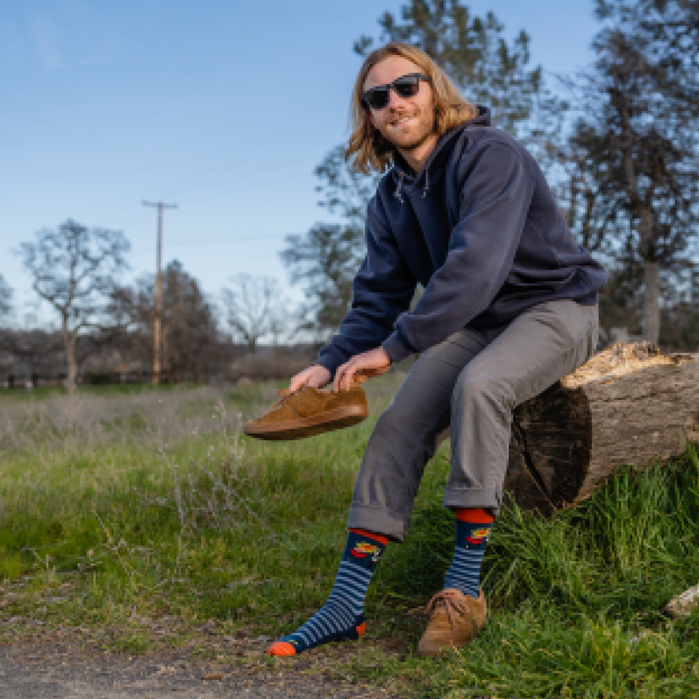 Men's Animal Haus Crew Lightweight Lifestyle Socks - Image 6
